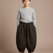Pantalon Jupe Marron Ample Polka Dots Garçon - Molleton