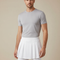 Pantalon Jupe Blanc Plissé Sport Court Intégré - Polyester