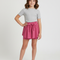 Pantalon Jupe Rose Volants Fluide Enfant Moderne - Viscose