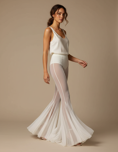Pantalon Jupe Femme Mariage