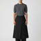 Pantalon Jupe Noir Ample Ceinturé Élégant Unisexe - Polyester