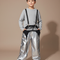 Pantalon Jupe Ample Argenté Brillant Garçon Futuriste - Polyester