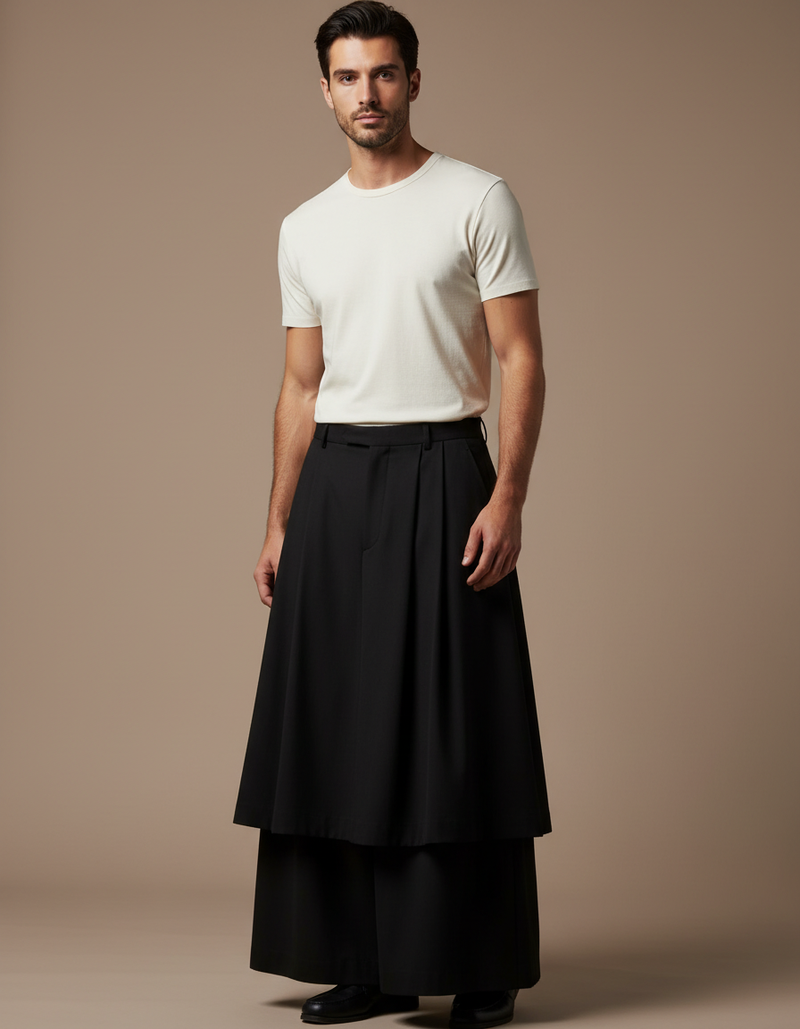 Pantalon Jupe Femme