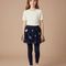 Pantalon Jupe Marine Tulle Étoiles Planètes Enfant - Maille