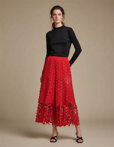 Pantalon Jupe Femme Fluide
