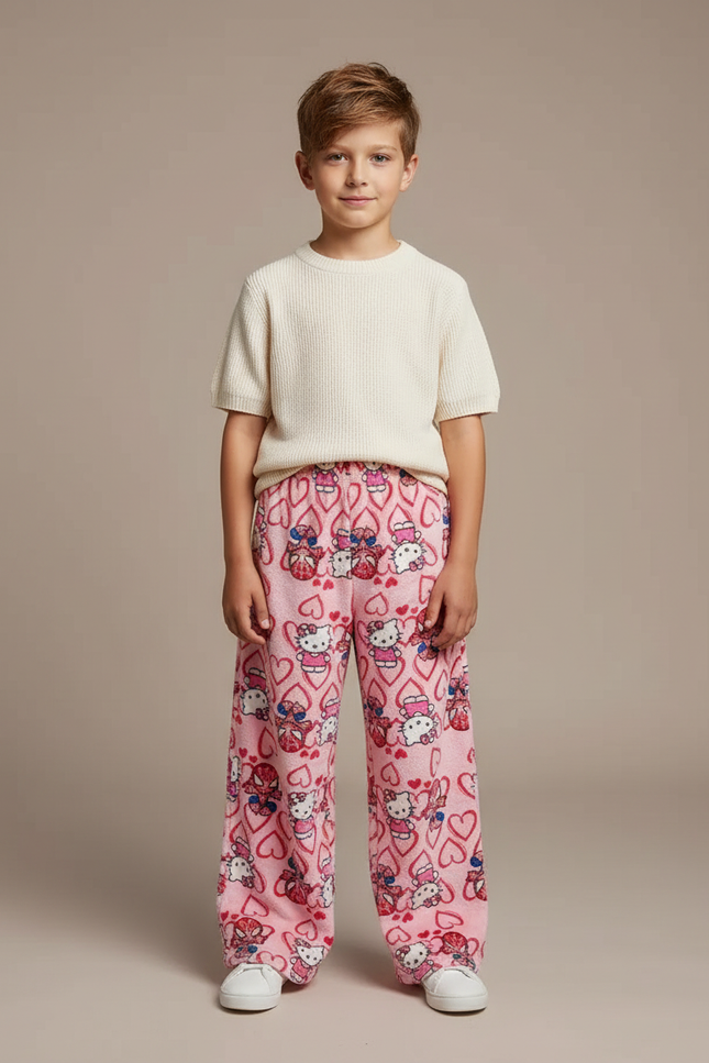 Pantalon Jupe Rose Hello Kitty Spider-Man Molletonné Doux Confortable