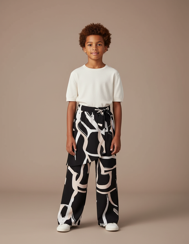 Pantalon Jupe Garçon