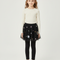 Pantalon Jupe Noir Tulle Étoiles Planètes Enfant - Maille