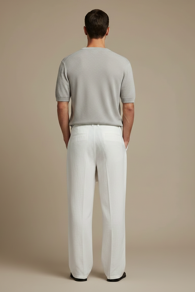 Pantalon Jupe Cd85 - Blanc Lin - vue 2