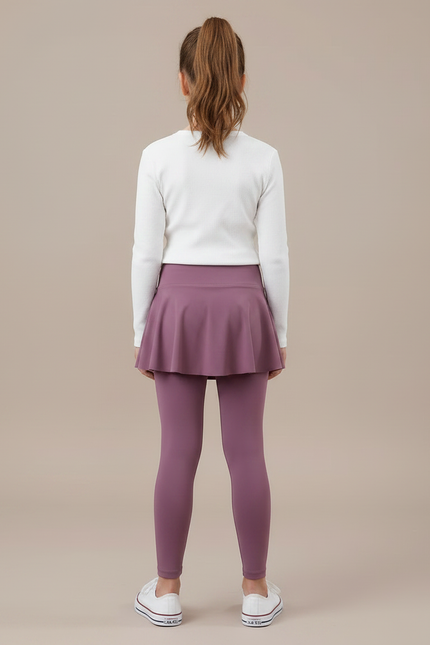 Pantalon Jupe Violet Confortable Sportif Fille - Polyester - vue 2