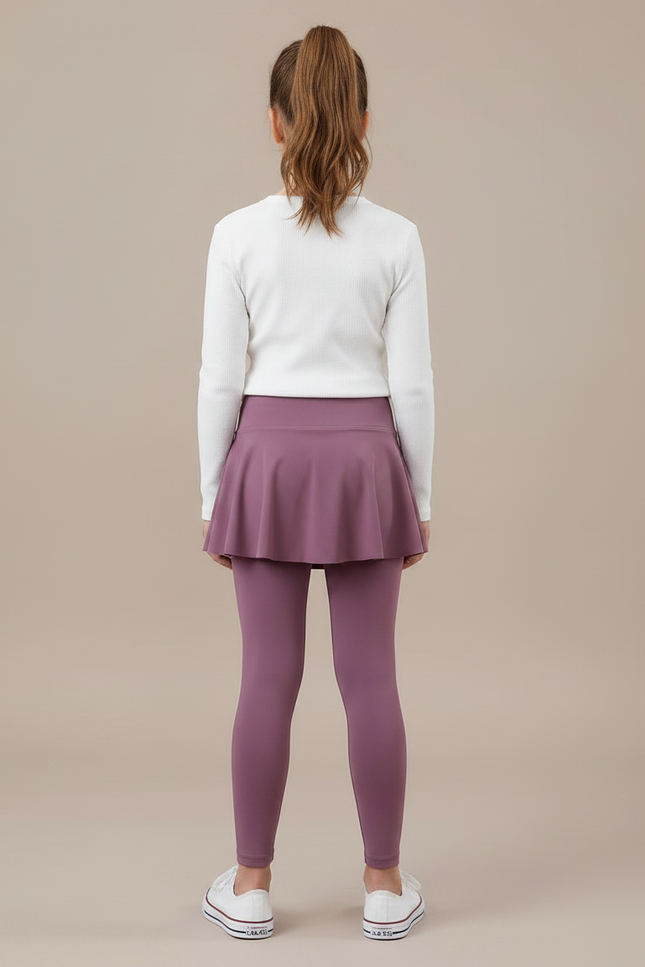 Pantalon Jupe Violet Confortable Sportif Fille - Polyester - vue 2