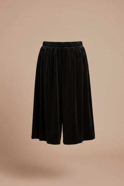 Pantalon Jupe Noir Velours Plissé Enfant - vue 3