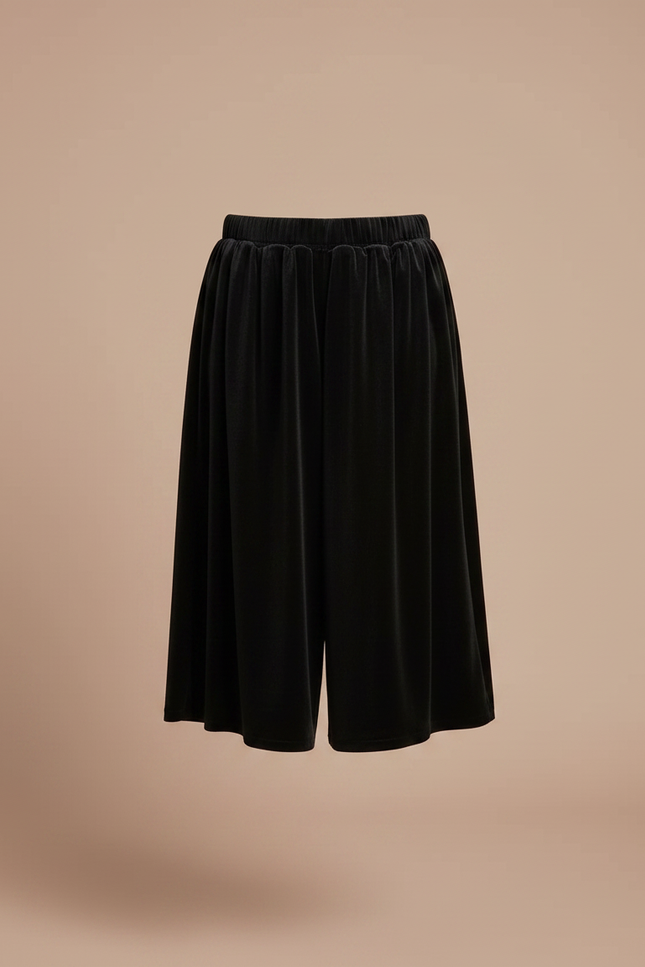 Pantalon Jupe Noir Velours Plissé Enfant - vue 3