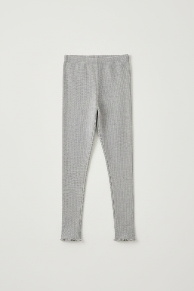 Pantalon Jupe Gris Tulle Plissé Intégré Confortable - Maille - vue 3