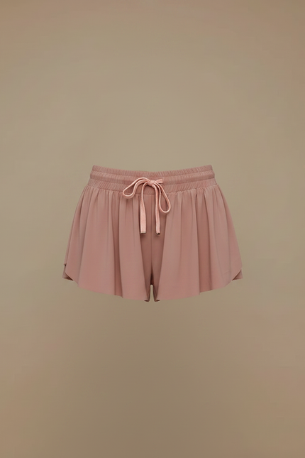 Pantalon Jupe Rose Plissé Ample Court Sportif - Polyester - vue 3