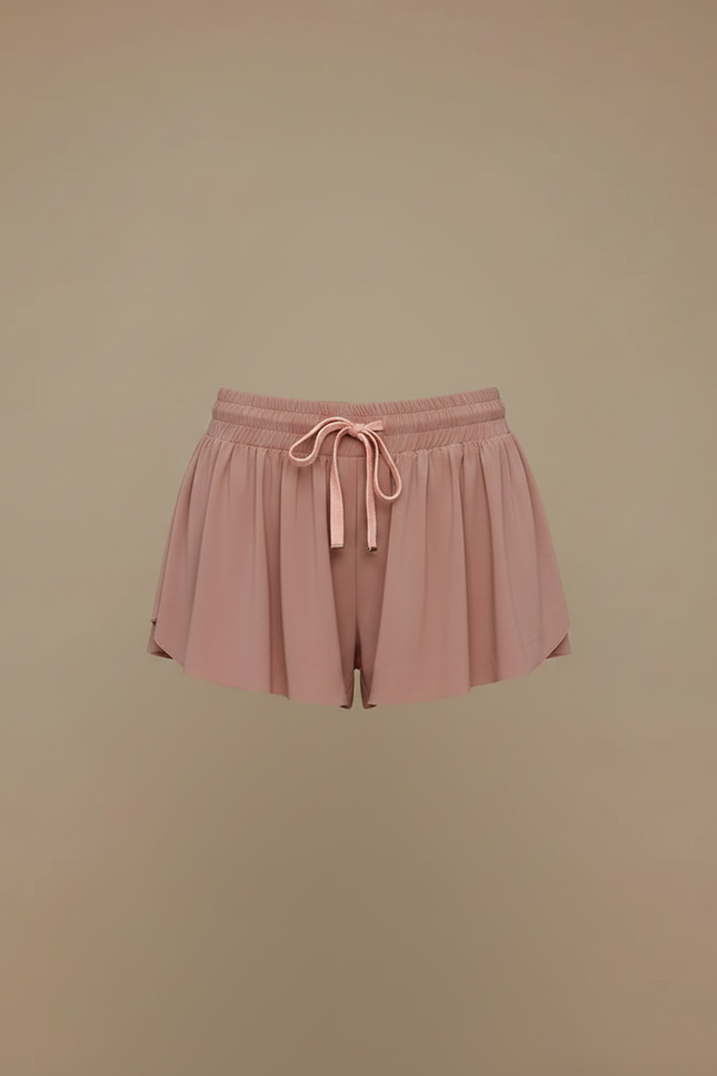 Pantalon Jupe Rose Plissé Ample Court Sportif - Polyester - vue 3