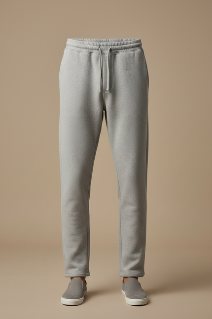 Pantalon Jupe Gris Superposé Ample Molleton Homme - vue 3