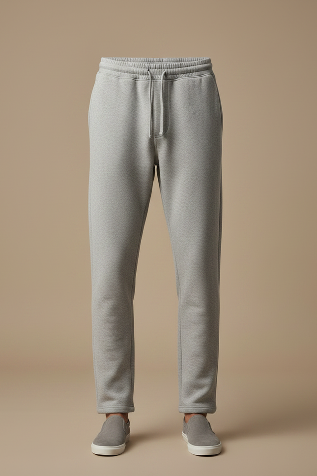 Pantalon Jupe Gris Superposé Ample Molleton Homme - vue 3