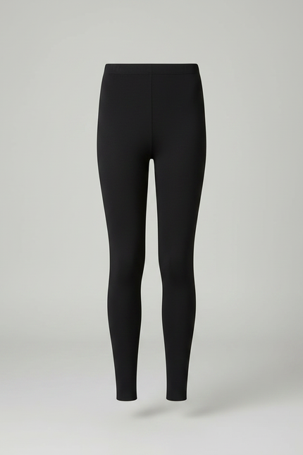 Pantalon Jupe Noir Étoiles Dorées Superposé Fille - Maille - vue 3