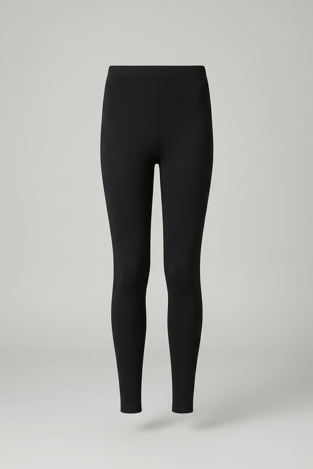 Pantalon Jupe Noir Étoiles Dorées Superposé Fille - Maille - vue 3
