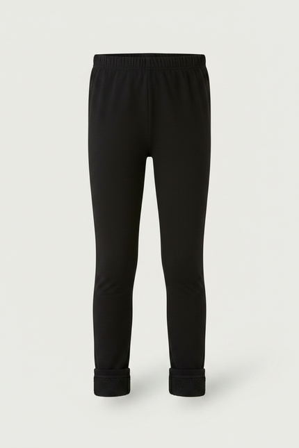 Pantalon Jupe Noir Tulle Cœurs Dorés Intégré Fille - Molleton - vue 3