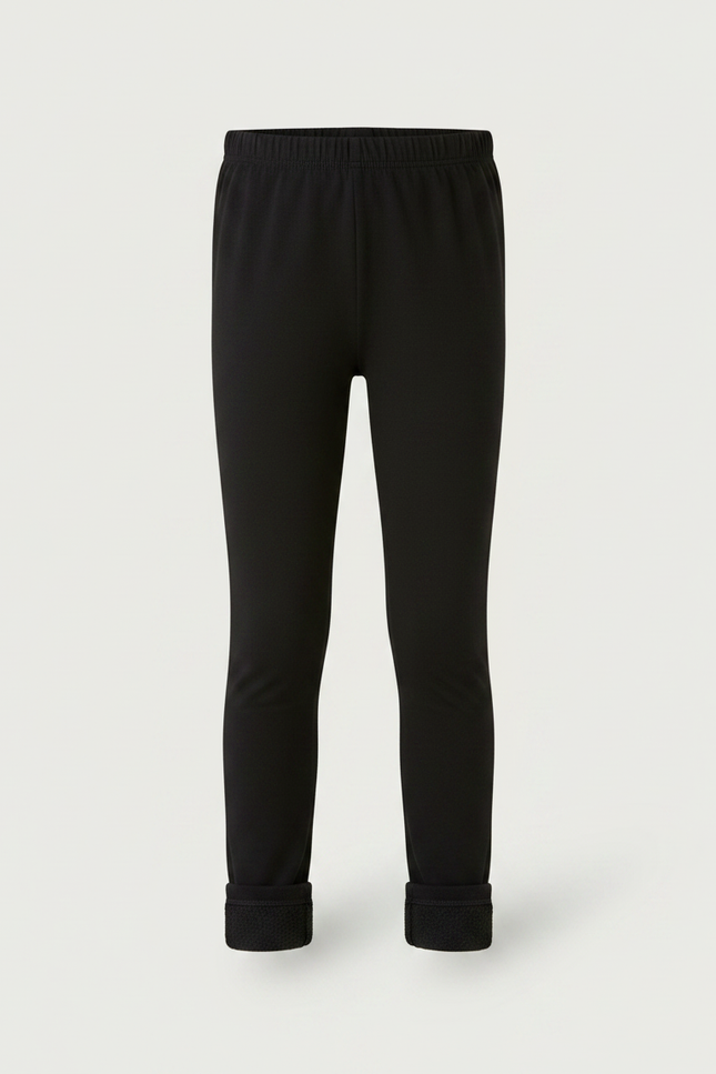 Pantalon Jupe Noir Tulle Cœurs Dorés Intégré Fille - Molleton - vue 3