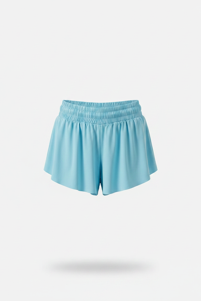 Pantalon Jupe Bleu Ciel Fluide Athlétique Confortable Femme - Polyester - vue 3