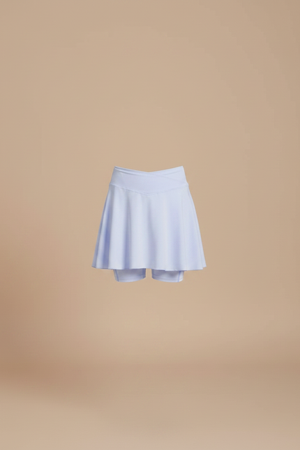 Pantalon Jupe Bleu Clair Sportif Enfant Confortable - Polyester - vue 3