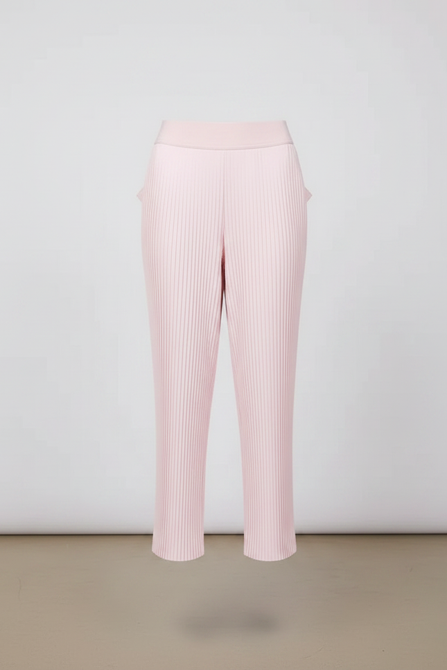 Pantalon Jupe Rose Plissé Court Élégant Intégré - Polyester - vue 3