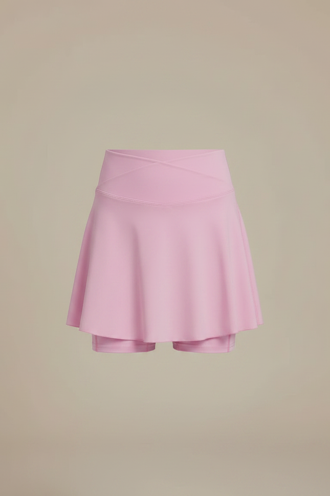 Pantalon Jupe Rose Évasé Confortable Enfant Sportif - Polyester - vue 3