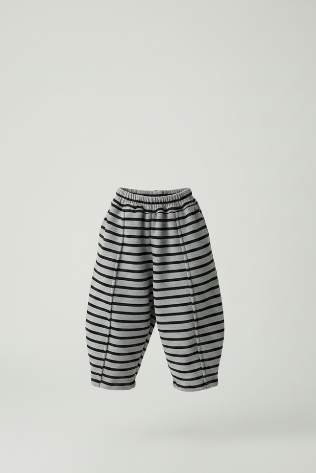 Pantalon Jupe Rayé Molletonné Épais Ample Hiver - Imprimé - vue 3