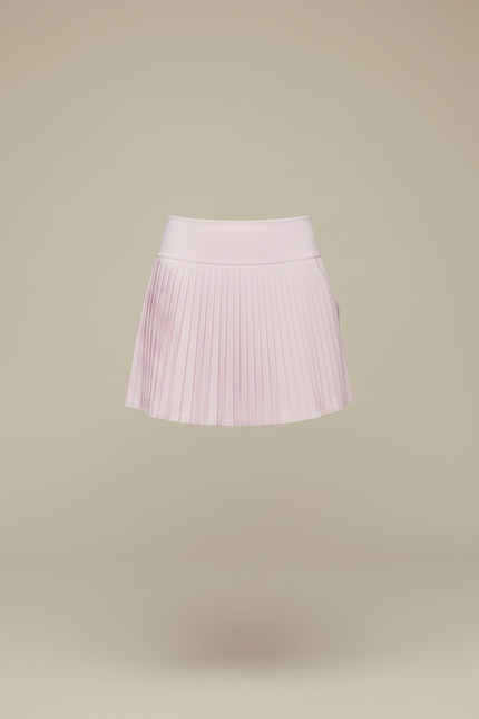 Pantalon Jupe Plissée Rose Athlétique Légère Sportive - Polyester - vue 3