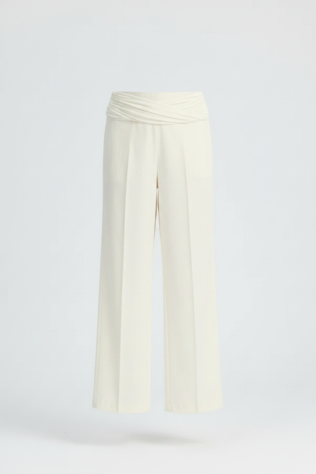 Pantalon Jupe Crème Plissé Fluide Danse Fille - Beige Polyester - vue 3