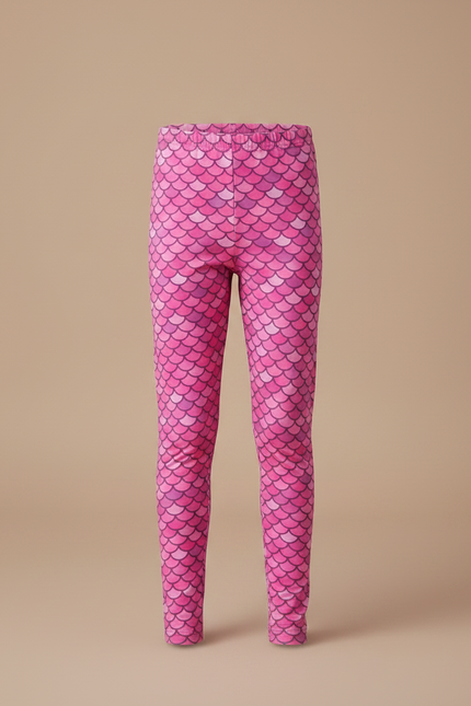 Pantalon Jupe Rose Fille Tulle Écailles Sirène - Polyester - vue 3