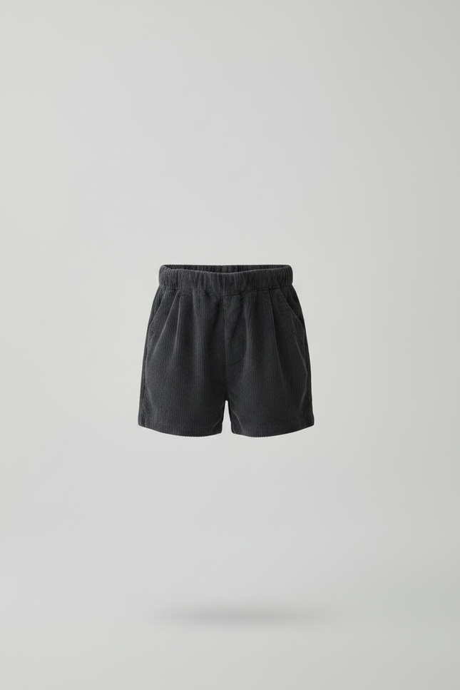 Pantalon Jupe Bretelles Côtelé Gris Enfant Garçon - Cordé - vue 3