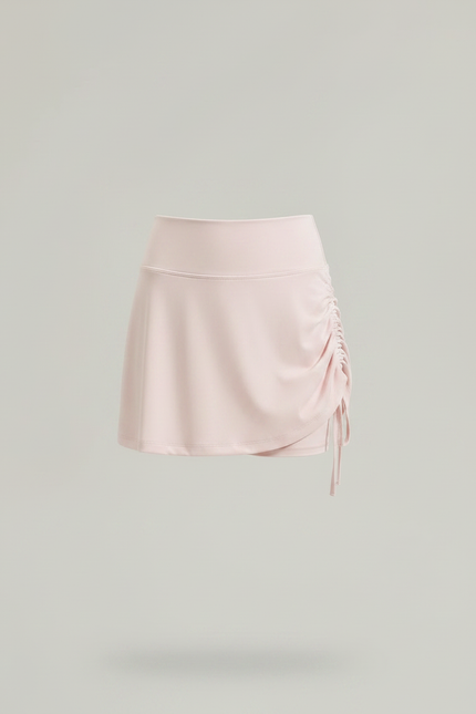 Pantalon Jupe Rose Froncé Doublé Sportif - Polyester - vue 3