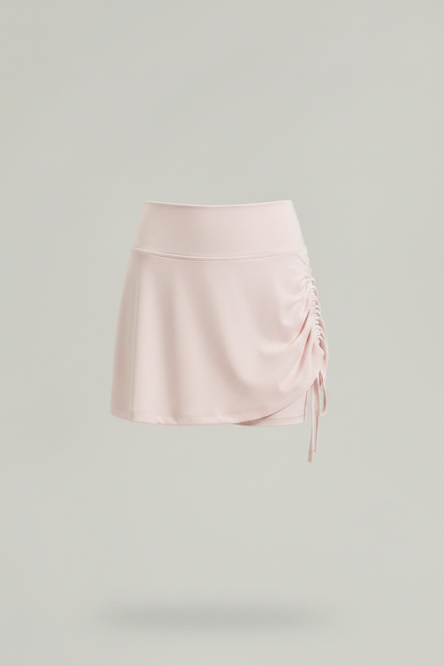 Pantalon Jupe Rose Froncé Doublé Sportif - Polyester - vue 3