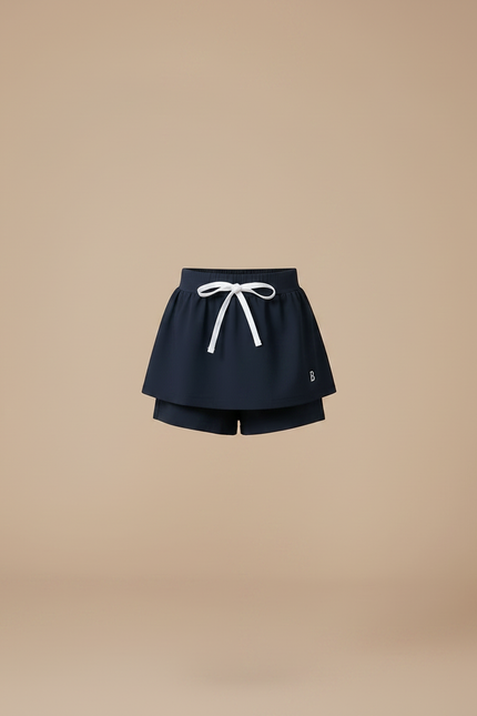 Pantalon Jupe Marine Ample Superposé Enfant - Polyester - vue 3