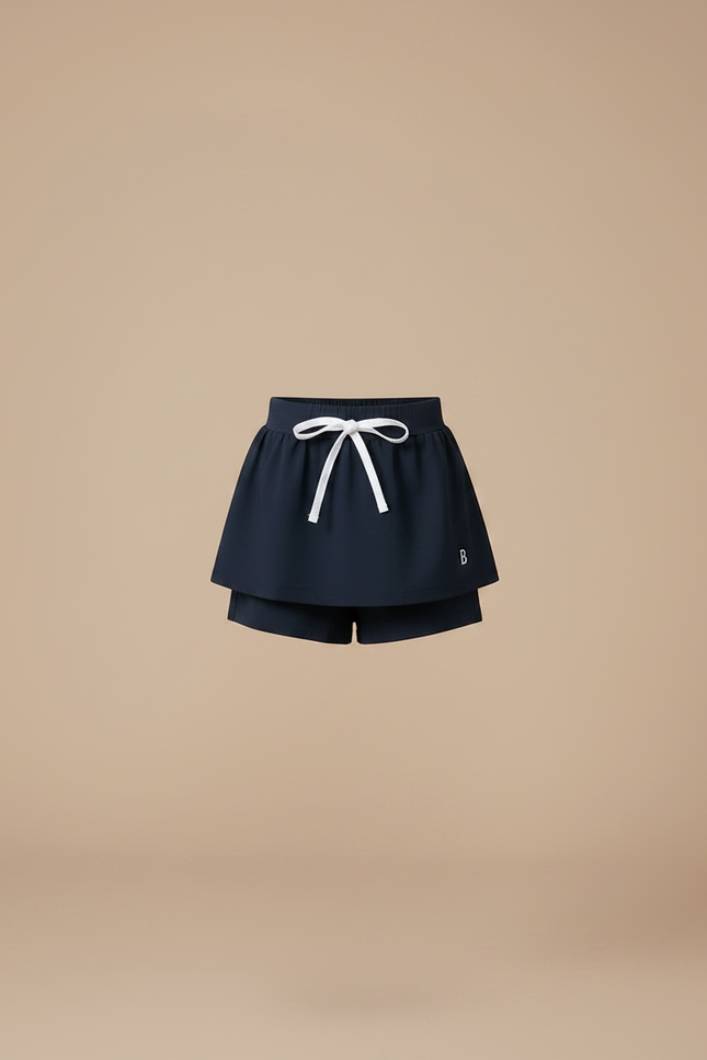 Pantalon Jupe Marine Ample Superposé Enfant - Polyester - vue 3