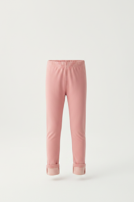 Pantalon Jupe Rose Tulle Cœurs Dorés Intégré Fille - Molleton - vue 3