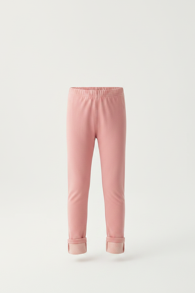 Pantalon Jupe Rose Tulle Cœurs Dorés Intégré Fille - Molleton - vue 3