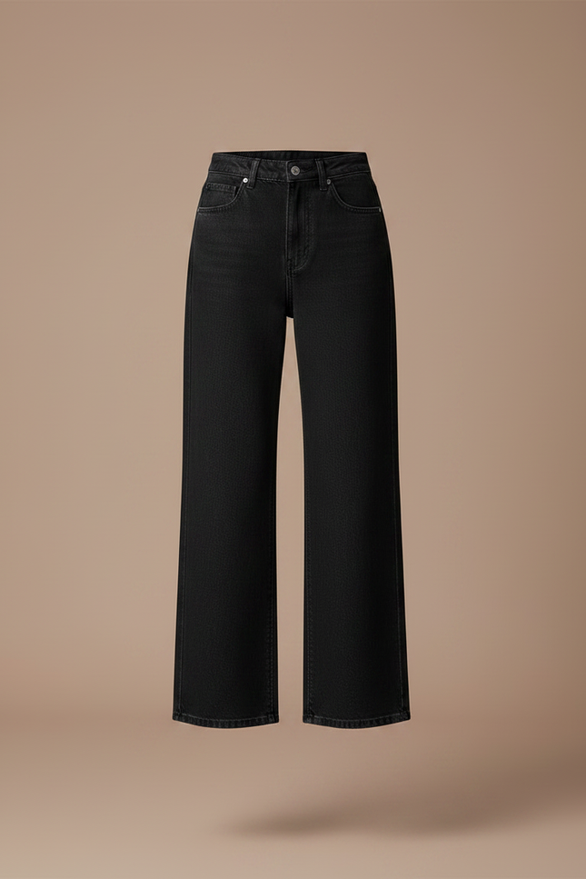 Pantalon Jupe Noir Tulle Blanc Superposé Élégant - Jean - vue 3