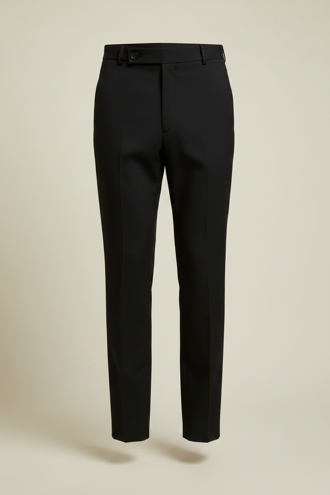 Pantalon Jupe Noir Asymétrique Minimaliste Homme - Gabardine - vue 3