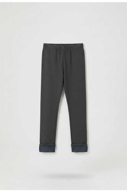 Pantalon Jupe Gris Tulle Cœurs Dorés Intégré Fille - Molleton - vue 3