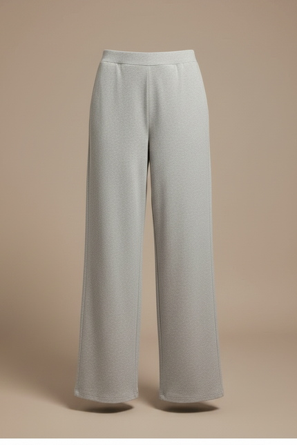 Pantalon Jupe Gris Fluide Superposé Tulle Blanc - Molleton - vue 3