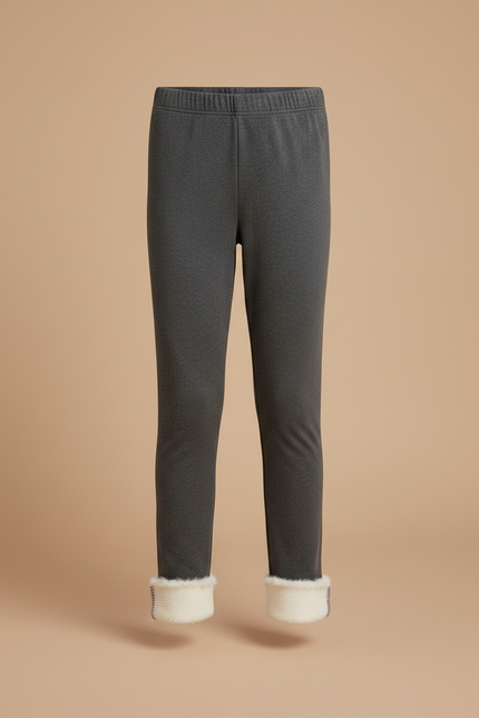 Pantalon Jupe Gris Tulle Pailleté Doublé Polaire - Molleton - vue 3