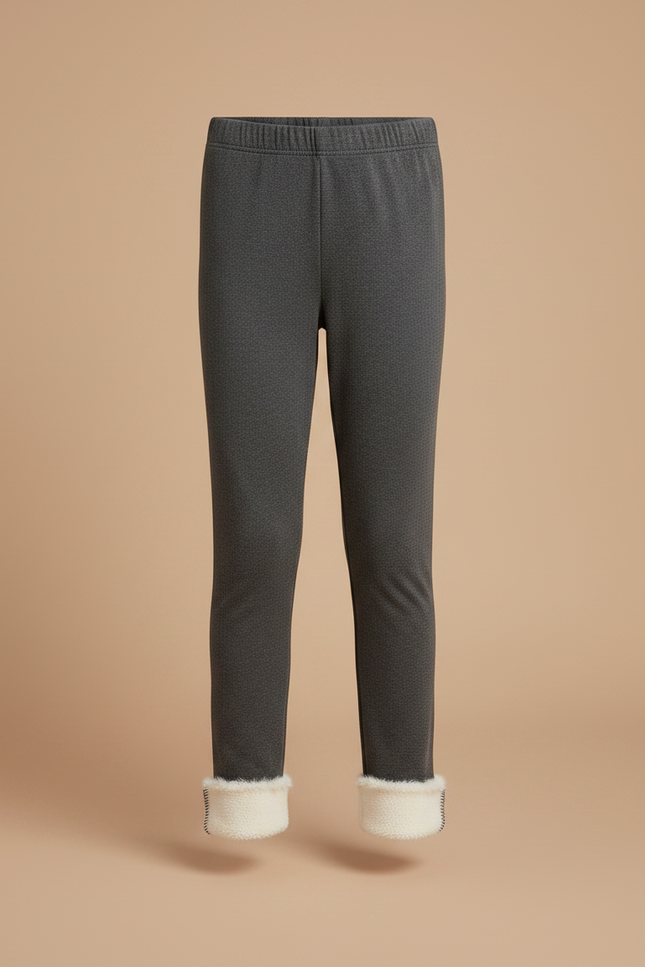 Pantalon Jupe Gris Tulle Pailleté Doublé Polaire - Molleton - vue 3