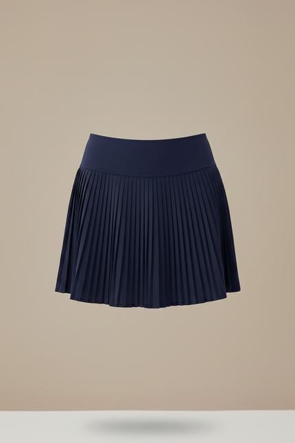 Pantalon Jupe Plissée Courte Marine Athlétique - Polyester - vue 3