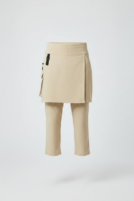 Pantalon Jupe Beige Sport Capris Homme - Polyester - vue 3