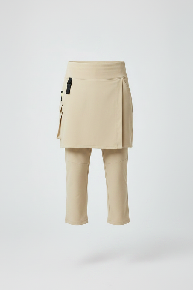 Pantalon Jupe Beige Sport Capris Homme - Polyester - vue 3